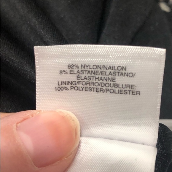 Kasper Gold & Black Sleeveless V Neck Top Sz M - Picture 3 of 6